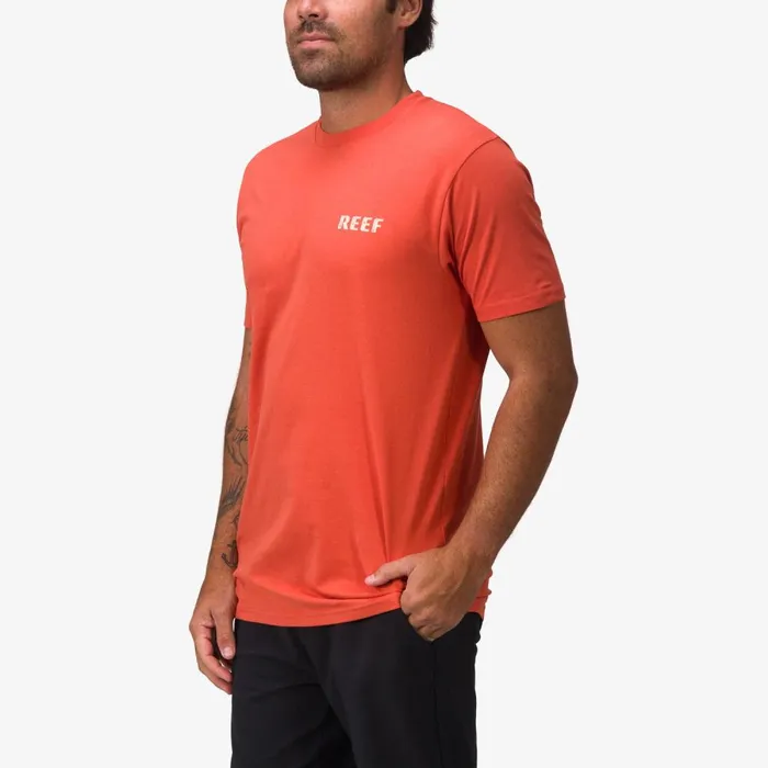 Reef TShirts and Shirts Men Wellie Short Sleeve Tee Chili