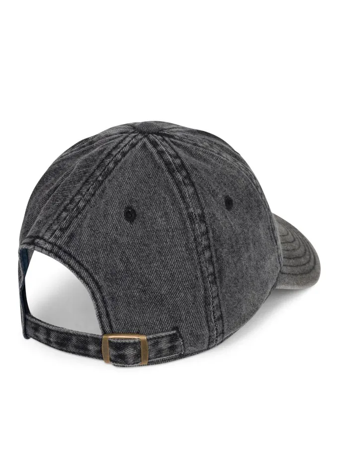 Reina Silver Heart Patch Washed Black Women039s Lauren Moshi Hats Reina Silver Heart Patch Washed Black Women039s Lauren Moshi Hats