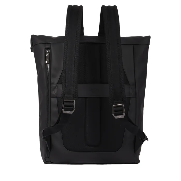Rolltop Backpack Black Men Lancel Backpacks