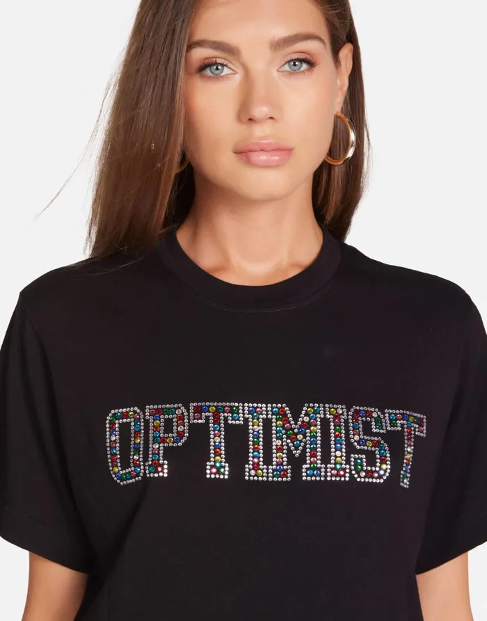 Rue Crystal Optimist Black Women039s Lauren Moshi Short Sleeve