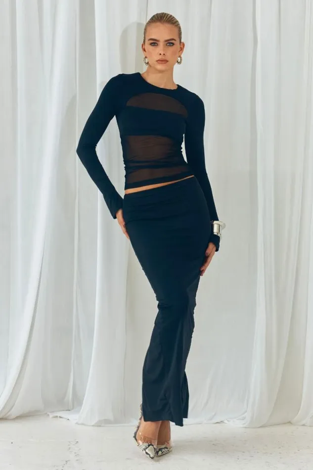 Runaway The Label Crops Shop AYANA TOP 8211 BLACK Runaway The Label Crops Shop AYANA TOP 8211 BLACK