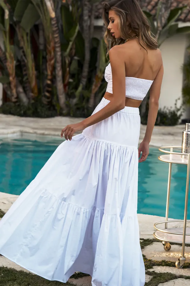 Runaway The Label Crops Shop Ayla Top 8211 White