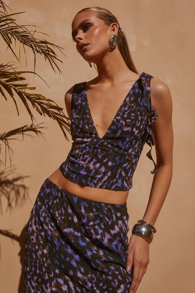 Runaway The Label Crops Shop OXANA TOP 8211 IRIS OXANA