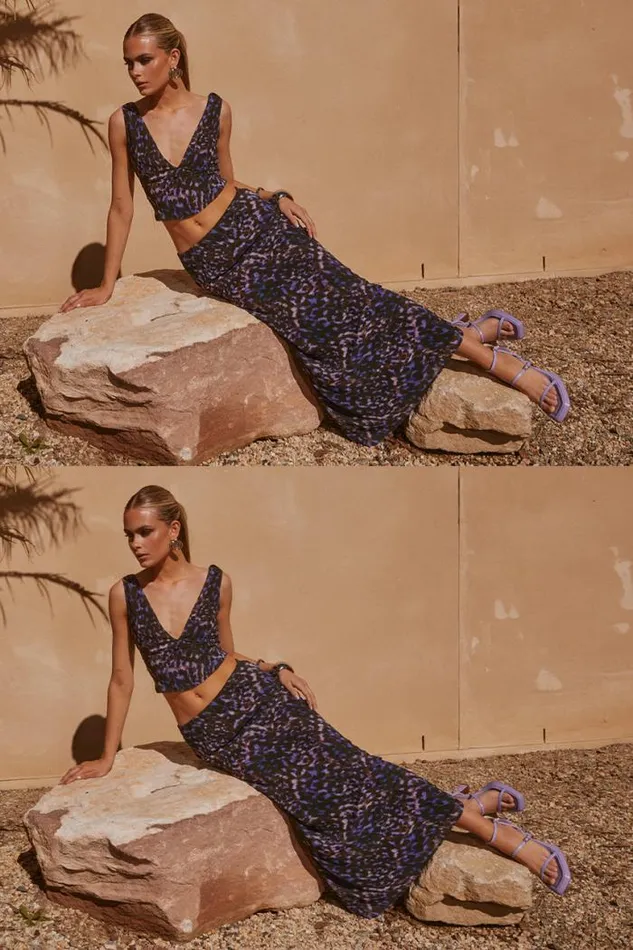 Runaway The Label Crops Shop OXANA TOP 8211 IRIS OXANA