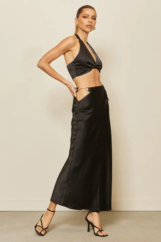 Runaway The Label Crops Shop Remi Top 8211 Black Runaway The Label Crops Shop Remi Top 8211 Black
