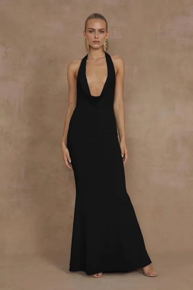 Runaway The Label Maxi Shop LORITA MAXI DRESS 8211 BLACK
