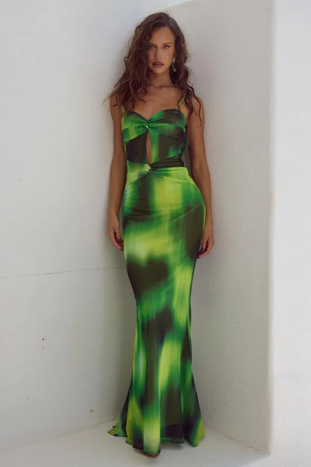 Runaway The Label Maxi Shop MARLINI MAXI DRESS 8211 LOTUS PRINT