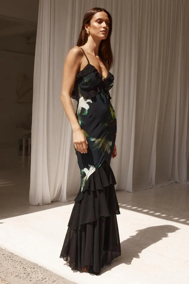 Runaway The Label Maxi Shop NAMARI MAXI DRESS 8211 LILY PRINT