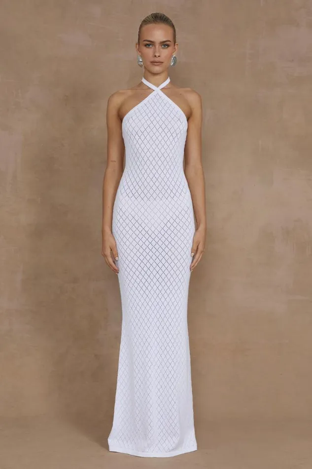 Runaway The Label Maxi Shop SIMI MAXI DRESS 8211 WHITE