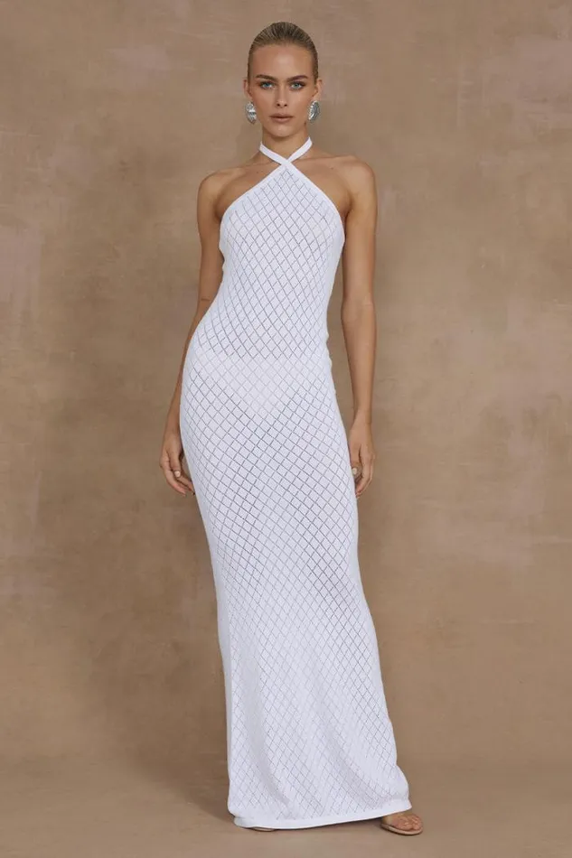 Runaway The Label Maxi Shop SIMI MAXI DRESS 8211 WHITE