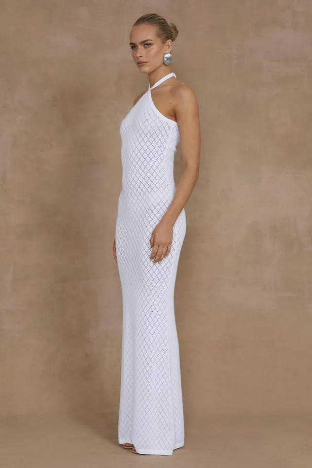 Runaway The Label Maxi Shop SIMI MAXI DRESS 8211 WHITE