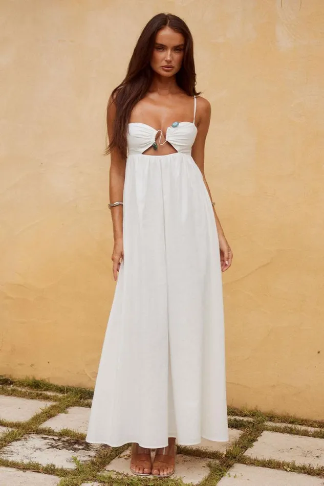 Runaway The Label Maxi Shop TANALA MAXI DRESS 8211 WHITE