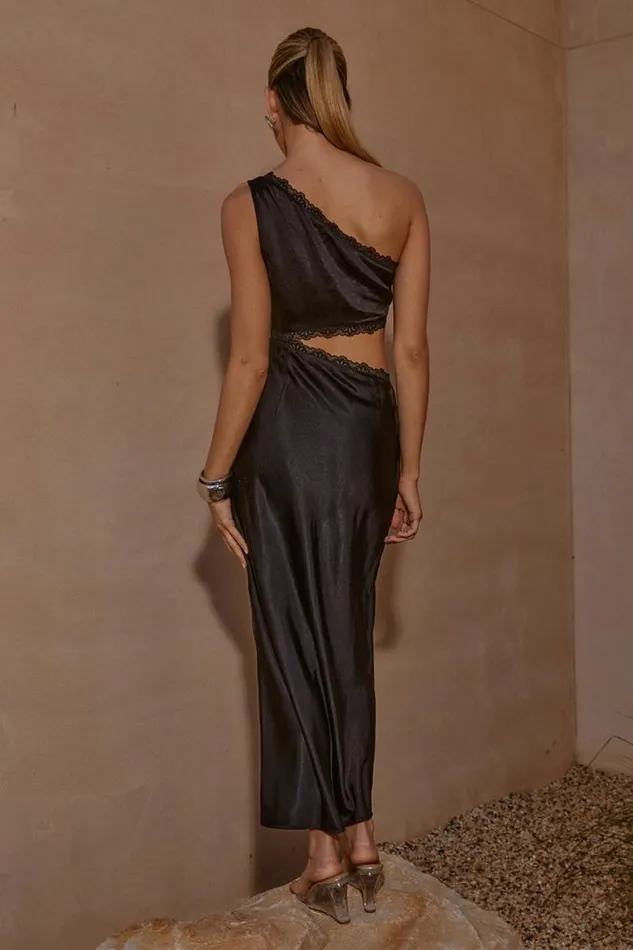 Runaway The Label Midi Shop ALTA LONG MIDI DRESS 8211 BLACK