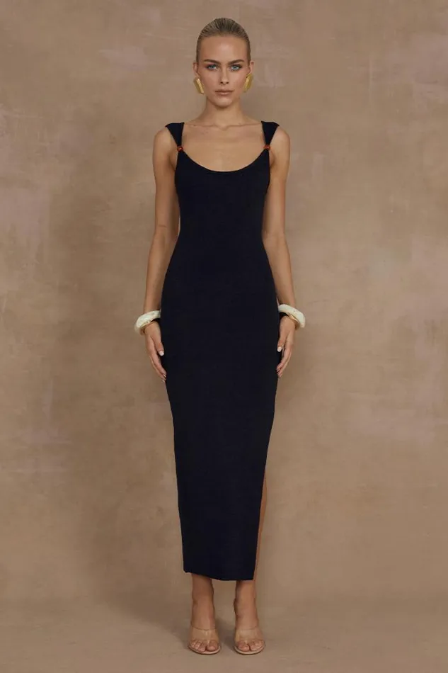 Runaway The Label Midi Shop TAKITA MIDI DRESS 8211 BLACK