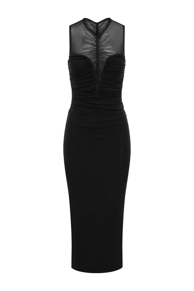Runaway The Label Midi Shop WINX MIDI DRESS 8211 BLACK