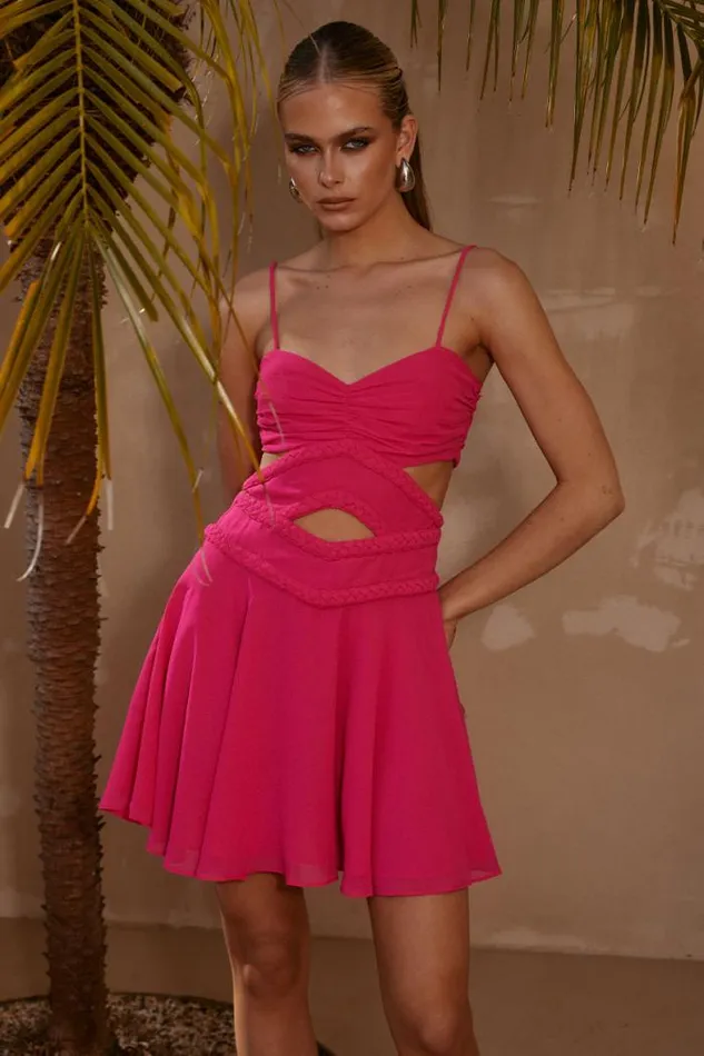 Runaway The Label Mini Shop BRADY MINI DRESS 8211 FUCHSIA