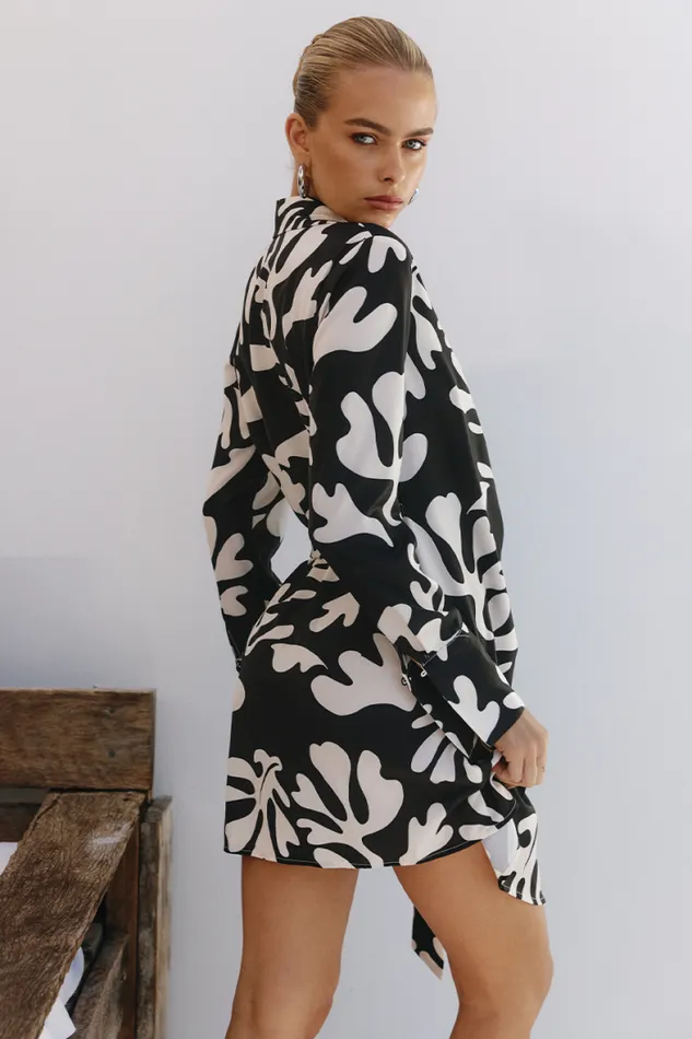 Runaway The Label Mini Shop HATTIE WRAP DRESS 8211 BLACKSAND