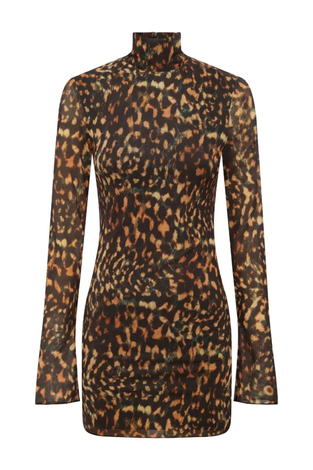 Runaway The Label Mini Shop JORDI MINI DRESS 8211 ORANGE OXANA