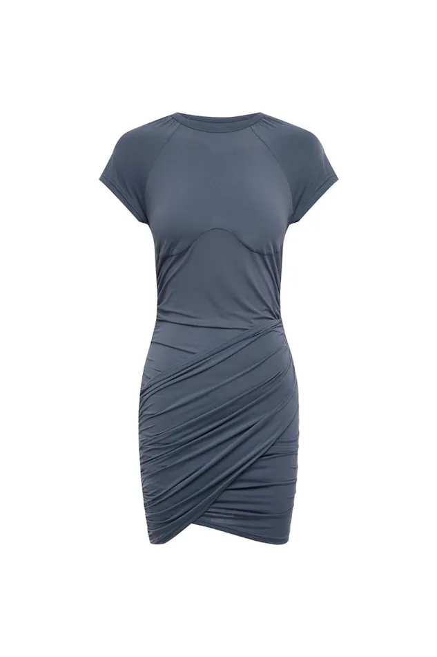 Runaway The Label Mini Shop MARKINA MINI DRESS 8211 STEEL