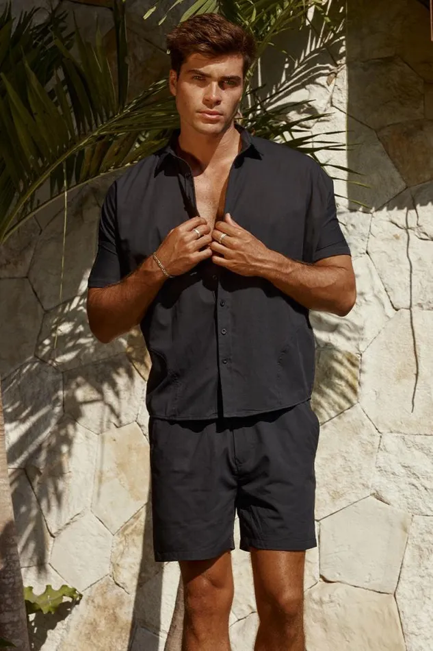Runaway The Label Sets Menswear IROTAS SHIRT 8211 BLACK