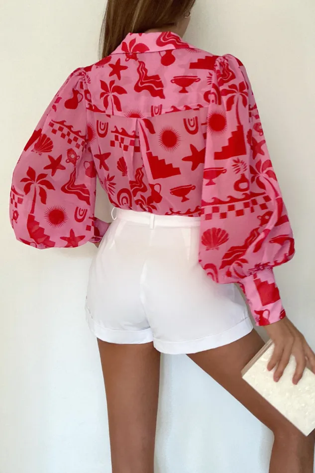 Runaway The Label Shirts and Blouses Shop FLEETWOOD BLOUSE 8211 COVE PINK