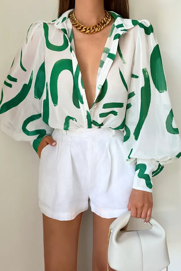Runaway The Label Shirts and Blouses Shop Fleetwood Blouse 8211 York Emerald