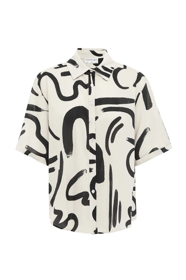 Runaway The Label Shirts and Blouses Shop YORK COTTON SHIRT 8211 SANDBLACK Runaway The Label Shirts and Blouses Shop YORK COTTON SHIRT 8211 SANDBLACK