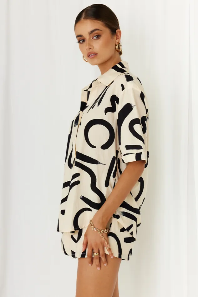 Runaway The Label Shirts and Blouses Shop YORK COTTON SHIRT 8211 SANDBLACK Runaway The Label Shirts and Blouses Shop YORK COTTON SHIRT 8211 SANDBLACK