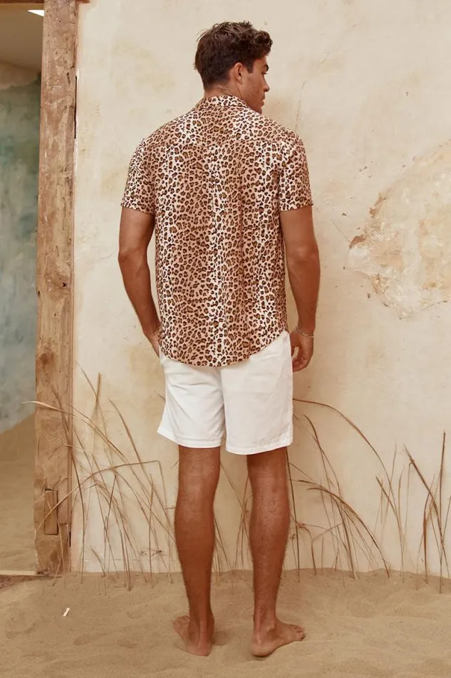 Runaway The Label Shirts Menswear LEOPARD SHIRT 8211 LEOPARD