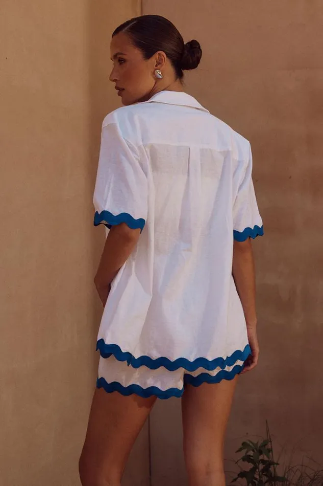 Runaway The Label Shorts Shop HARRY SHORT 8211 WHITEROYAL