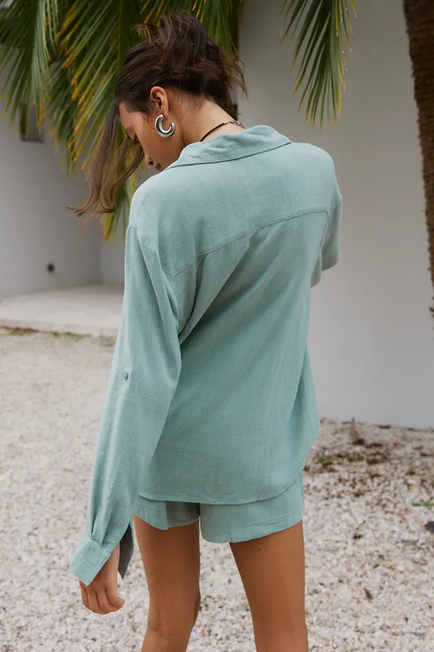 Runaway The Label Shorts Shop KIANA SHORT 8211 SAGE