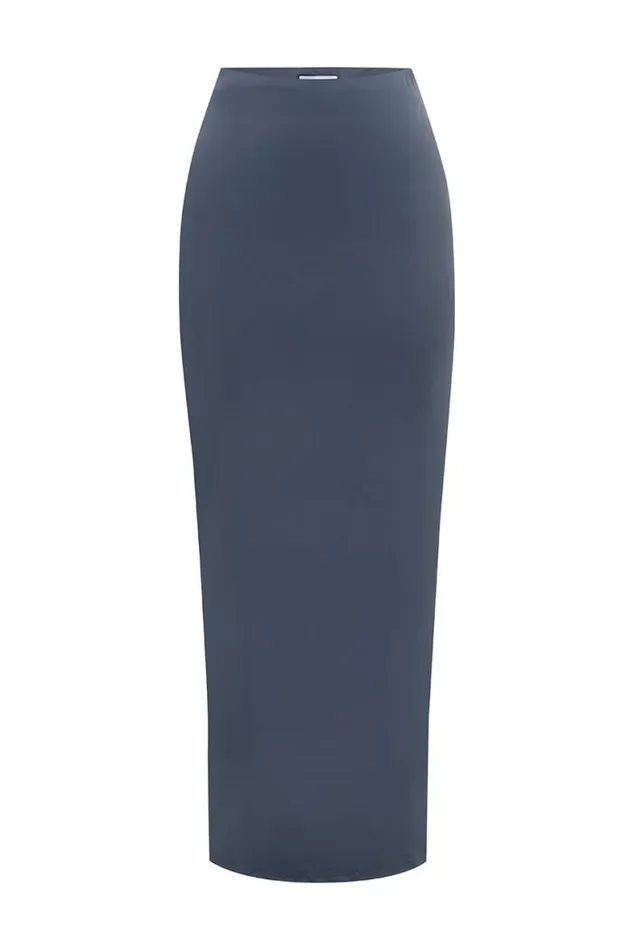 Runaway The Label Skirts Shop XAVI MAXI SKIRT 8211 STEEL