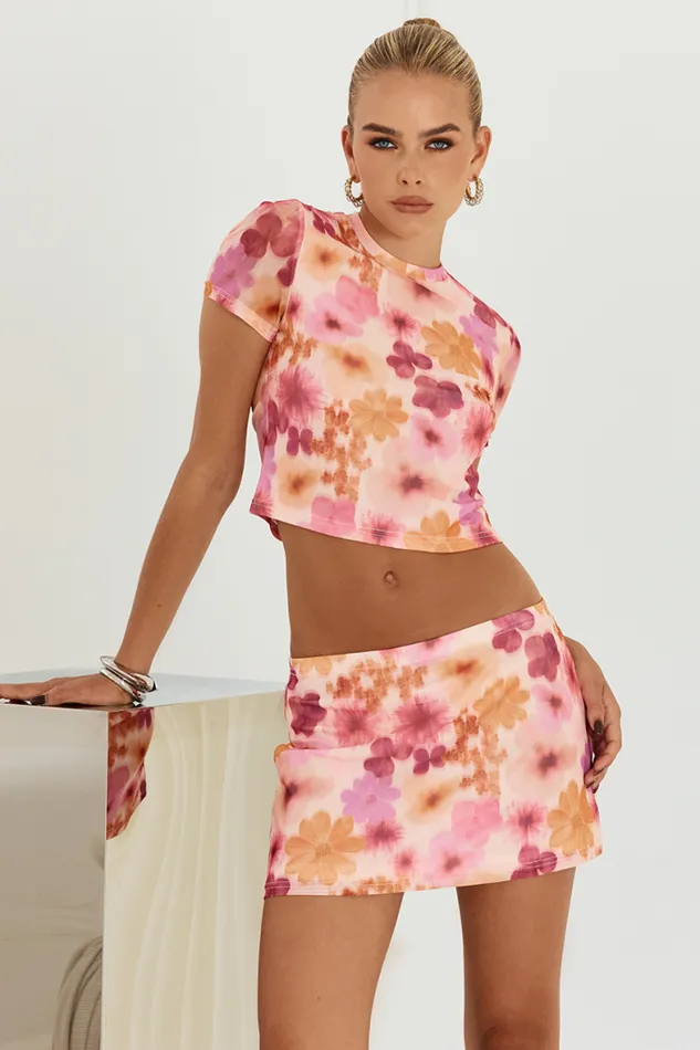 Runaway The Label Summer Sets Shop JAZZIE TOP 8211 ORANGE FLORAL Runaway The Label Summer Sets Shop JAZZIE TOP 8211 ORANGE FLORAL