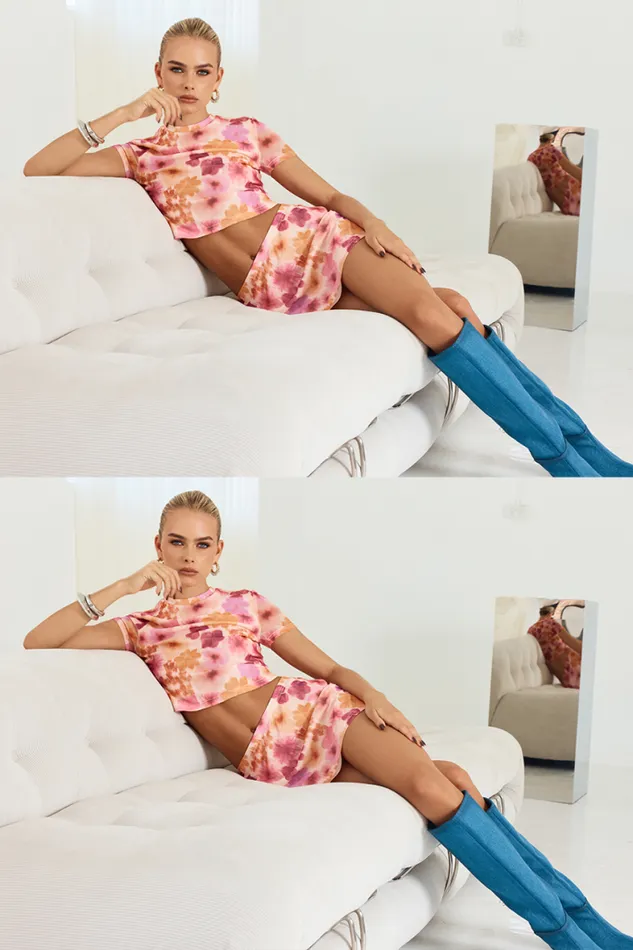 Runaway The Label Summer Sets Shop JAZZIE TOP 8211 ORANGE FLORAL Runaway The Label Summer Sets Shop JAZZIE TOP 8211 ORANGE FLORAL