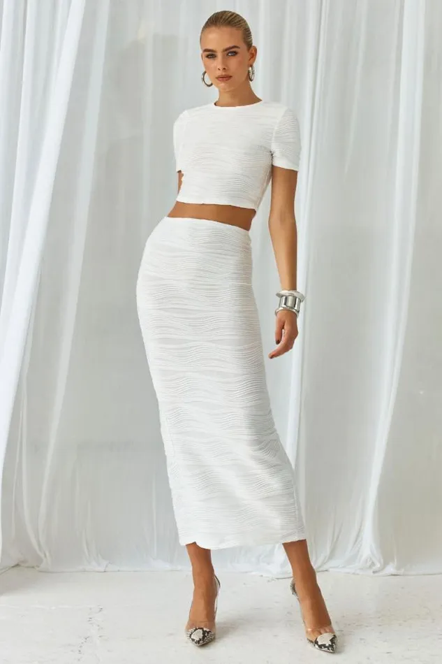 Runaway The Label Summer Sets Shop KIRRA TOP 8211 WHITE