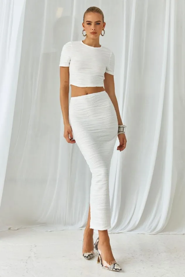 Runaway The Label Summer Sets Shop KIRRA TOP 8211 WHITE