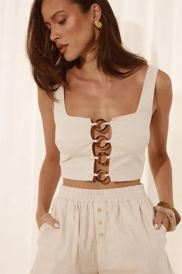 Runaway The Label Summer Sets Shop RAFINA TOP 8211 SAND