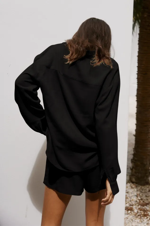 Runaway The Label Winter Sets Shop KIANA SHIRT 8211 BLACK