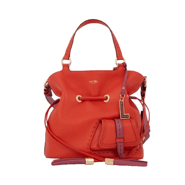 S Bucket Bag Multico Pumpkin Women Lancel Hand Bags