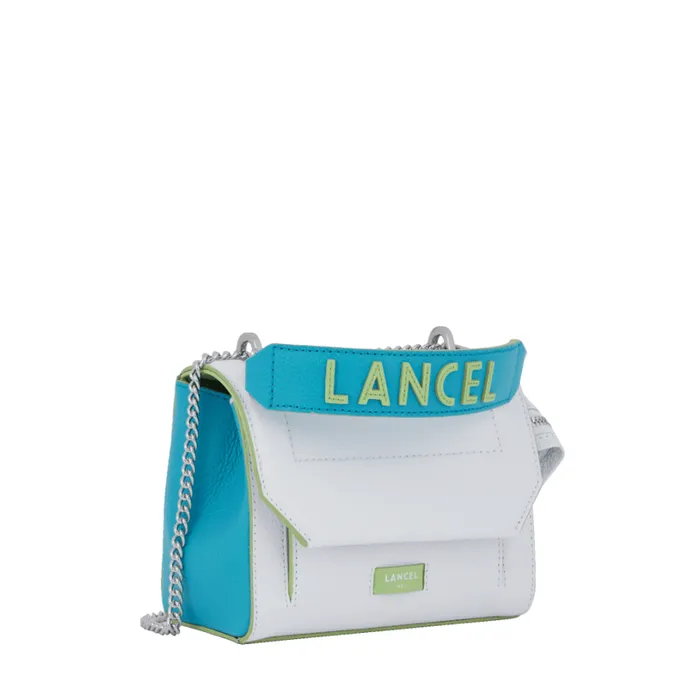 S Flap Bag Multico Optic White Women Lancel Shoulder Bags S Flap Bag Multico Optic White Women Lancel Shoulder Bags