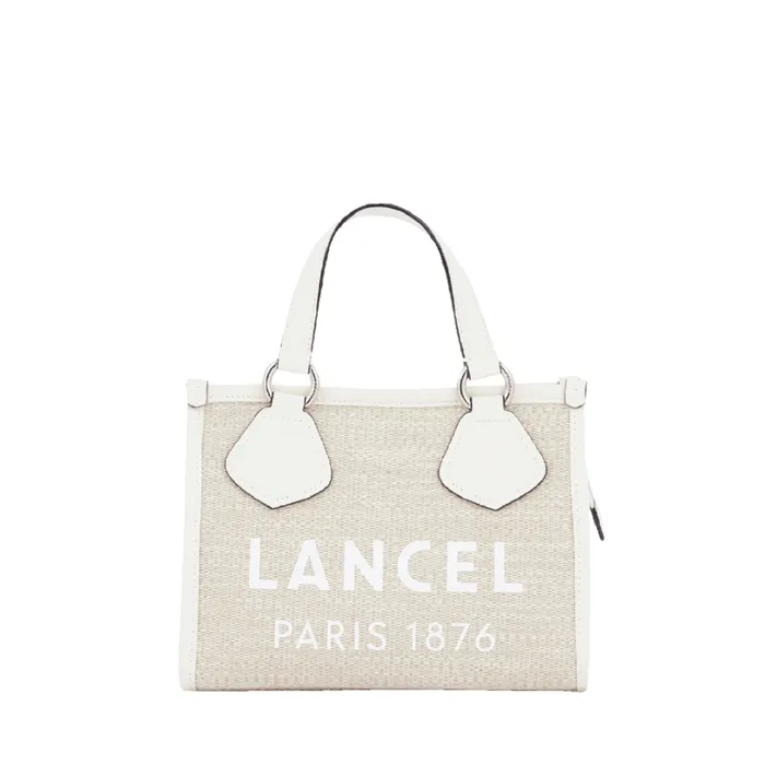 S Zip Tote Naturalwhite Women Lancel Shoulder Bags