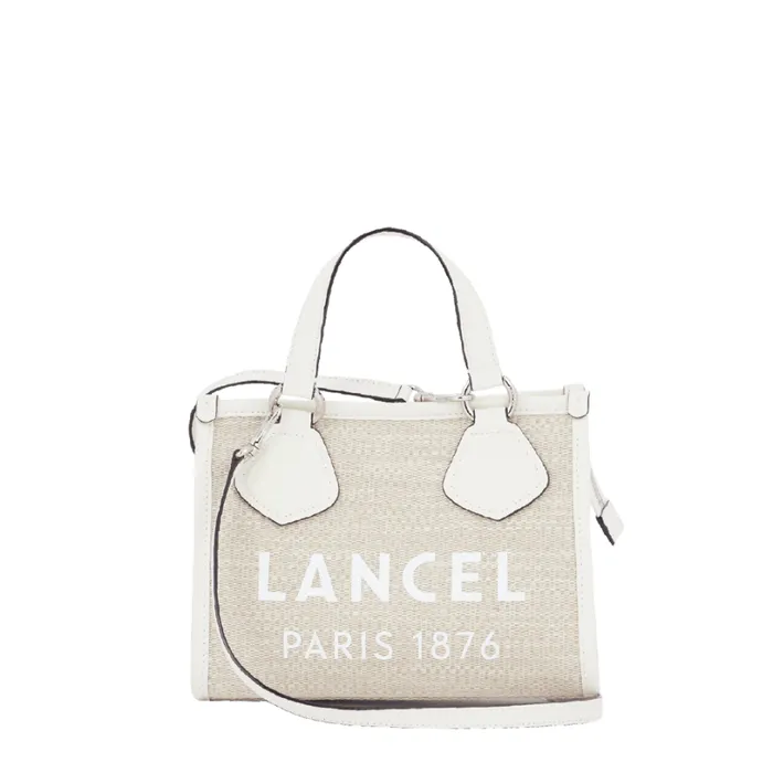 S Zip Tote Naturalwhite Women Lancel Shoulder Bags