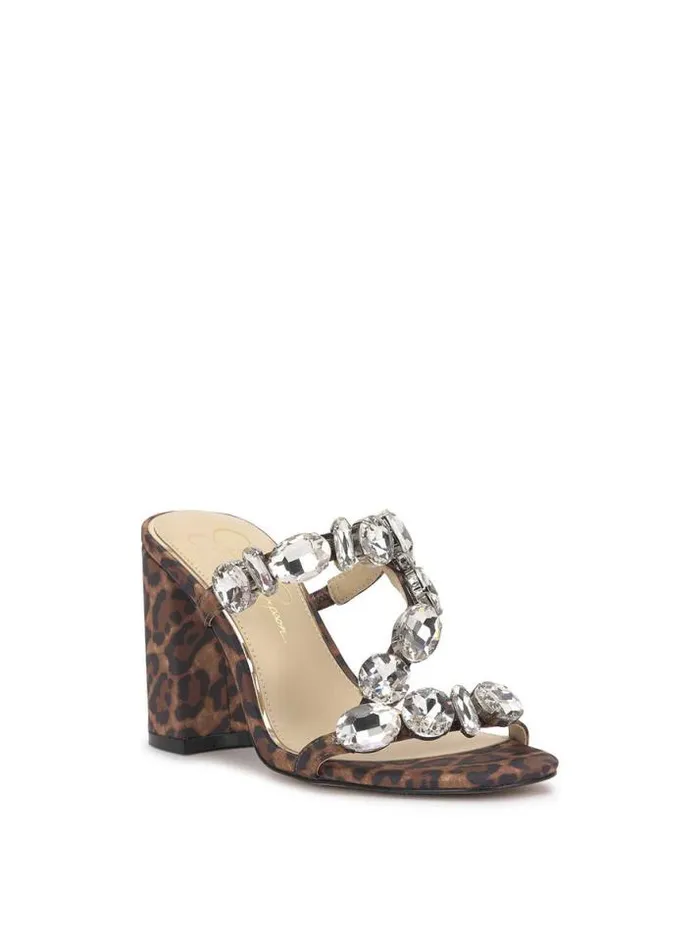 Sandals Shoes Jessica Simpson Amilir Block Heel In Leopard