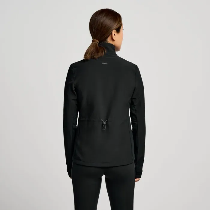 Saucony Jackets Women Hurricane Soft Shell Jacket Black