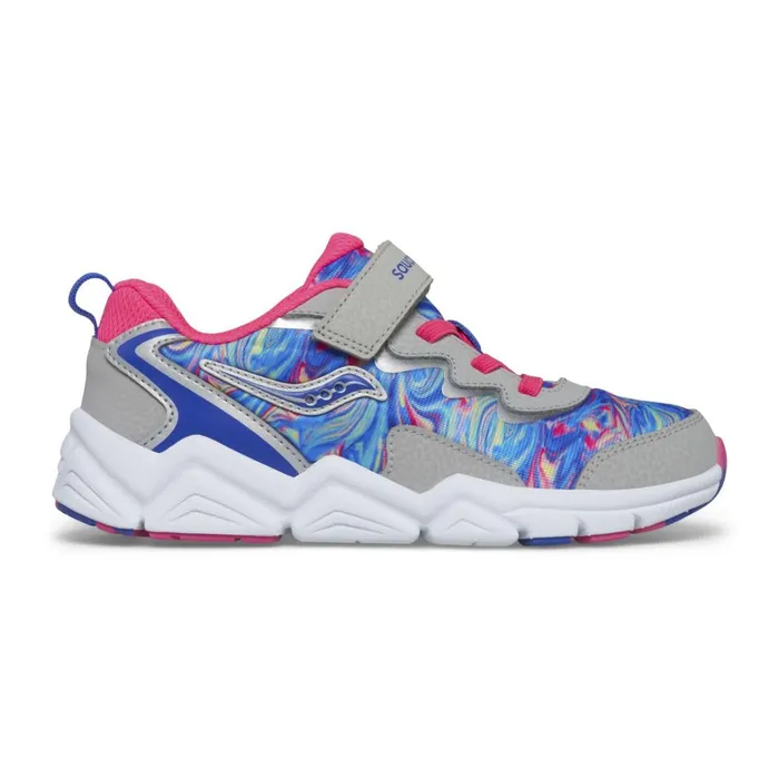 Saucony Kids Flash 30 AC Sneaker Greypinkblue