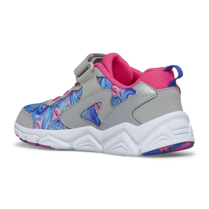 Saucony Kids Flash 30 AC Sneaker Greypinkblue