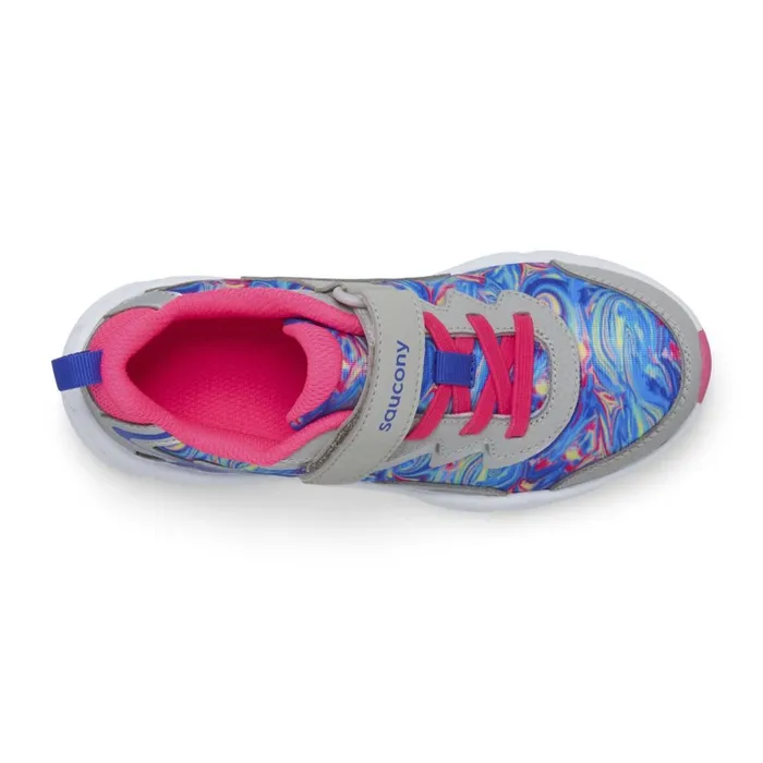 Saucony Kids Flash 30 AC Sneaker Greypinkblue