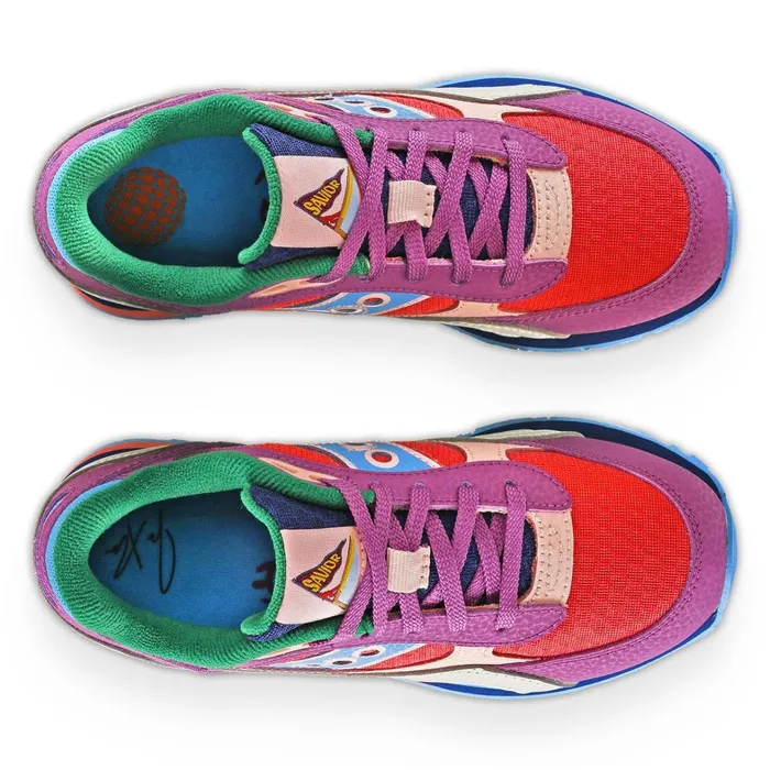 Saucony Kids Jae Tips X Shadow 6000 Sneaker Purple