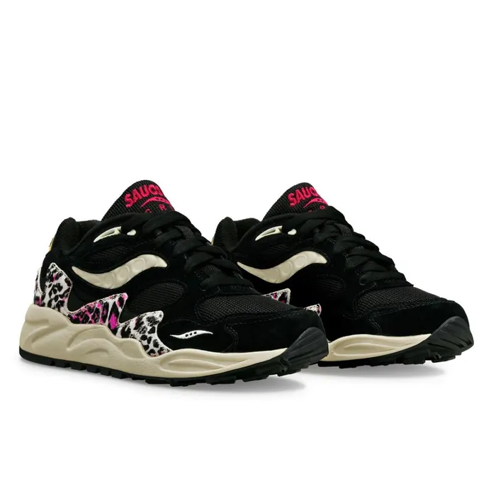 Saucony Lifestyle Women Grid Shadow 2 Leopard Blackleopard