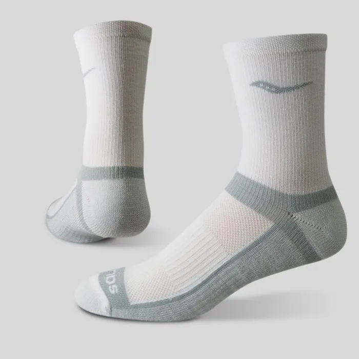 Saucony Socks Men Inferno Cushion Mid 3Pack Sock White
